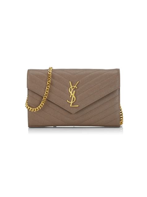 yves saint laurent portefeuille|CLASSIC CASSANDRE CHAIN WALLET IN GRAIN .